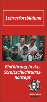 Flyer Lehrerfortbildung Streitschichtung